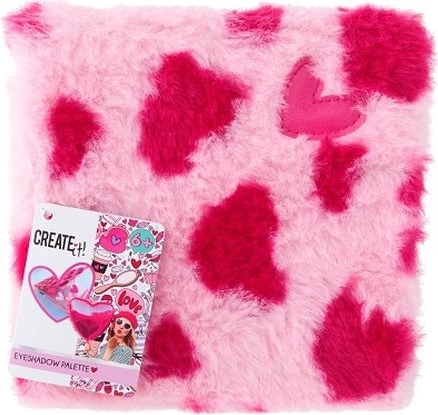 Create it! Love pluchen etui met oogschaduwpalet