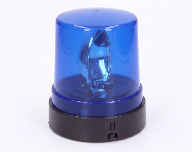 Blauw zwaailicht met licht- en geluidseffecten