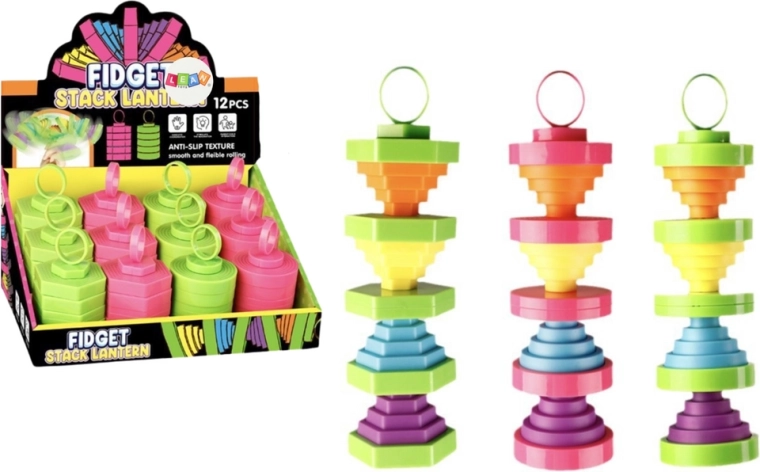 Sensorisch antistress-speeltje uitklapbare sleutelhanger