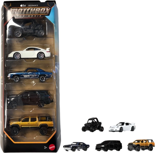 Mattel Matchbox The Movie Villain Pursuit set van 5 autootjes