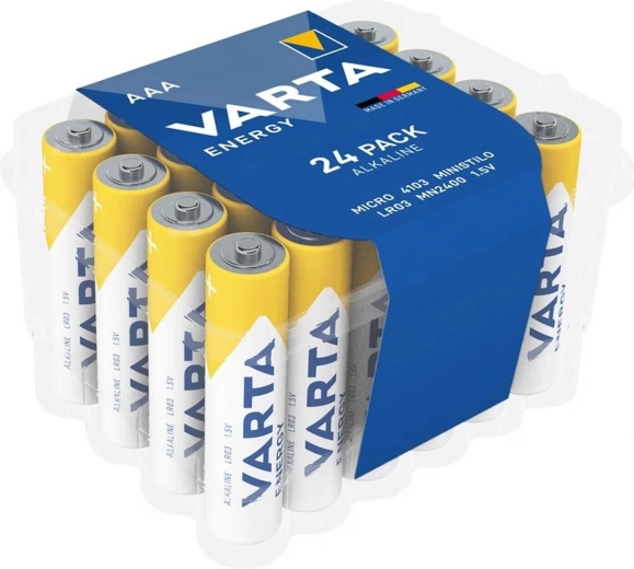 Alkaline AAA-microbatterijen Varta 24 stuks