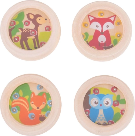 Bigjigs Toys mini-doolhof met diertjes – hertenkalf