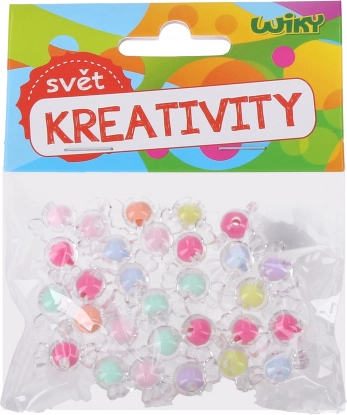 Gekleurde kralen mix 16 mm