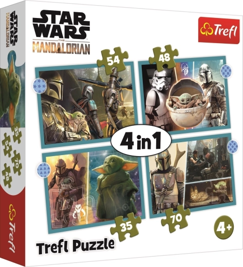 Puzzel 4-in-1 STAR WARS: THE MANDALORIAN