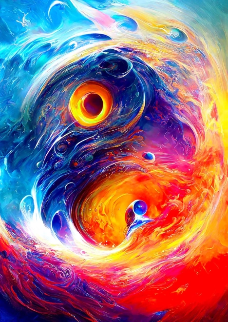 Puzzle Yin Yang Redux 1000 stukjes