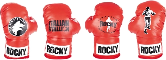 Rocky bokshandschoen van kunstleer 30 cm - 1 stuk