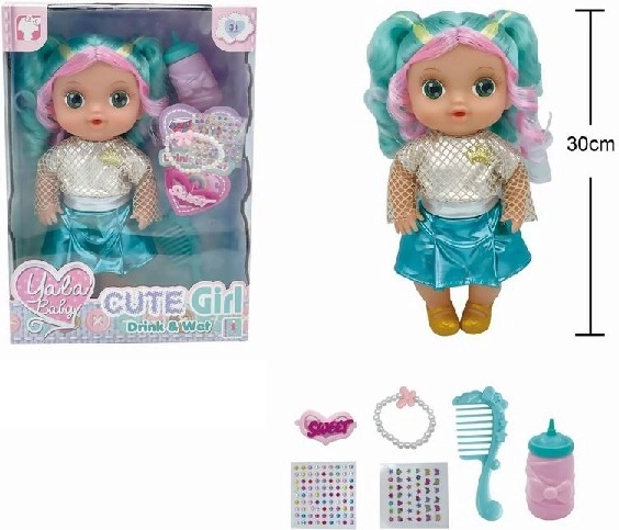 Pop 30 cm met accessoires