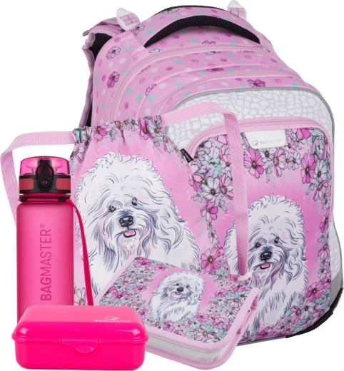 Bagmaster LUMI 24 G grote schoolset voor eersteklassers – hondje