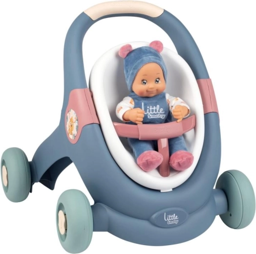Loopwagen 3-in-1 met pop Little Smoby