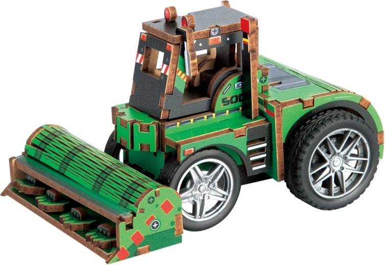 2Kids Toys 3D houten bouwpakket cultivator - 1 stuk