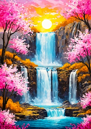 Enjoy puzzel Kersenwaterval 1000 stukjes