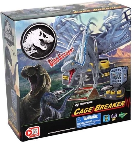 Epoch Jurassic World Cage breaker – interactief spel met dinosaurus