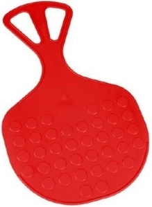 Glijschotel Mrazík plastic 58 × 35 cm – Rood