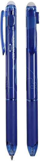 Gumpeerbare gelpen CONCORDE Trix Click II, blauw