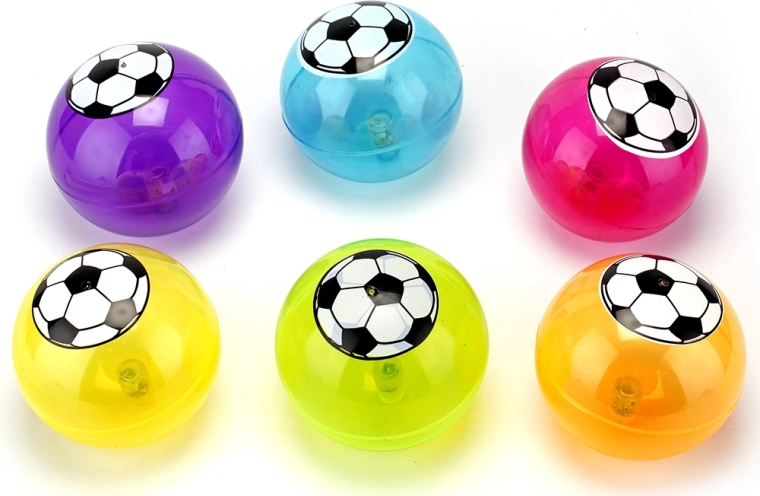 Stuiterende voetbal met LED-lichten 105 mm