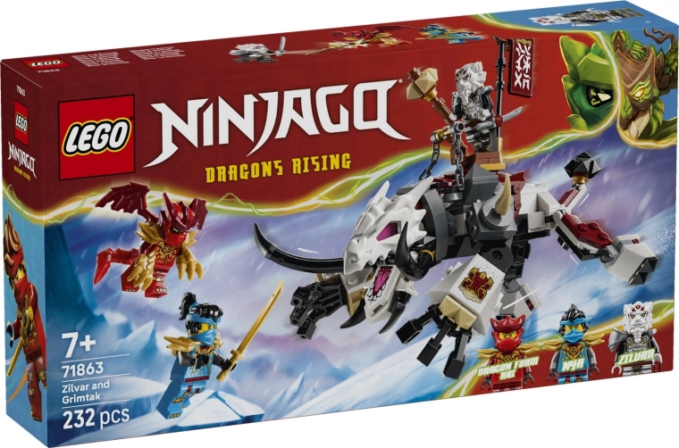 LEGO NINJAGO Zilvar en het drakenbeest Grimtak