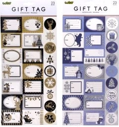 Cadeaustickers Kerstmis 40,4x18,5 cm