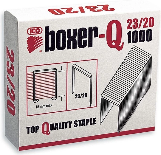 Nietjes BOXER‑Q 23/20, 1000 stuks