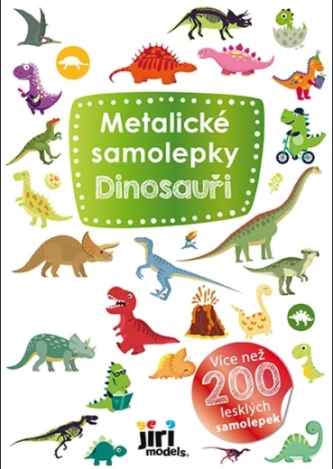 Metallische dinosaurusstickers