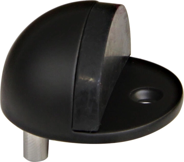 Deurstopper van roestvast staal 43 × 24 mm, matzwart