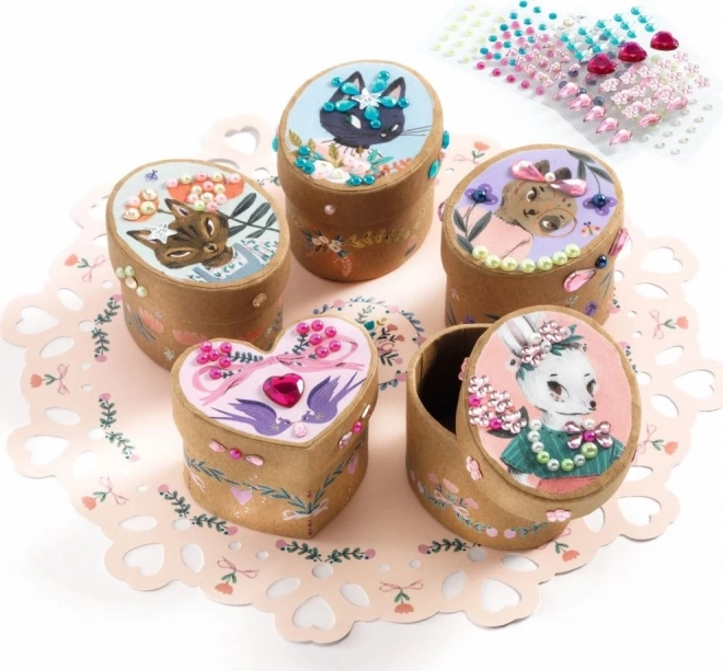 Djeco Creatieve Set Doosjes om te Versieren