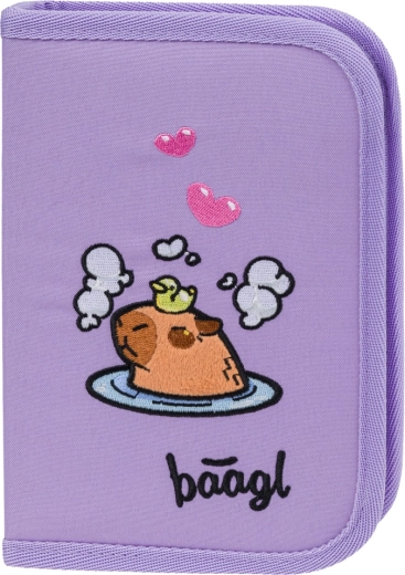 schooletui BAAGL Capibara – eenlaagse etui van gerecycled materiaal