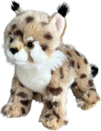 Staande pluchen lynx 25 cm - 1 stuk