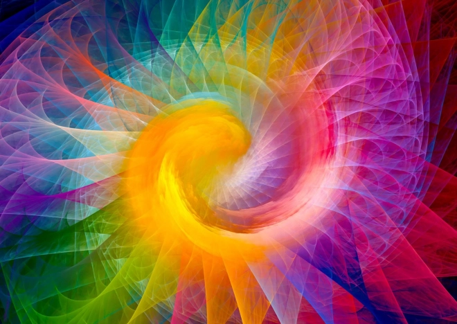 Puzzel Regenbooghalo 1000 stukjes