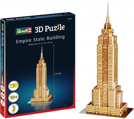 Revell 3D-puzzel Empire State Building – papieren model 26 cm