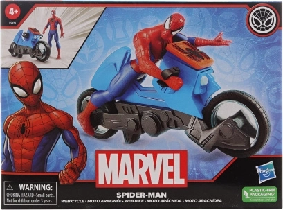 Marvel Spider‑Man: motorfiets met actiefiguur