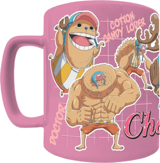 One Piece keramische mok met textiele hoes Chopper