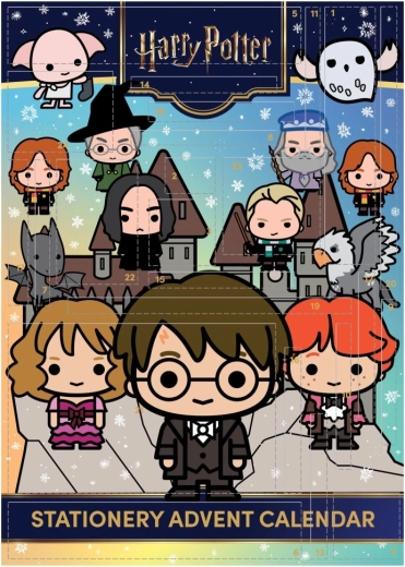 Harry Potter adventskalender met kantoorartikelen