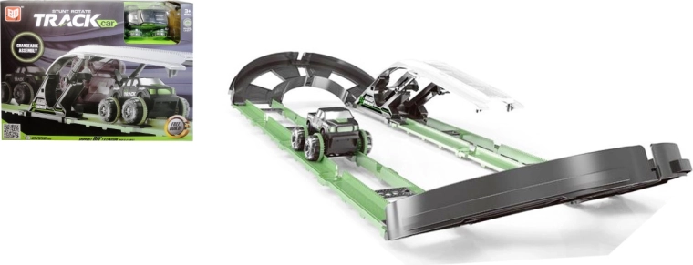 Kinderautoracebaan met batterijauto