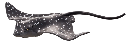 Realistische figuur van gevlekte pijlstaartrog