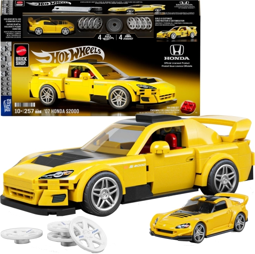Bouwset Hot Wheels Speed Series ’07 Honda S2000 257 onderdelen