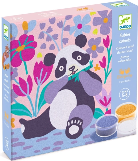 Djeco creatieve set dieren met zand