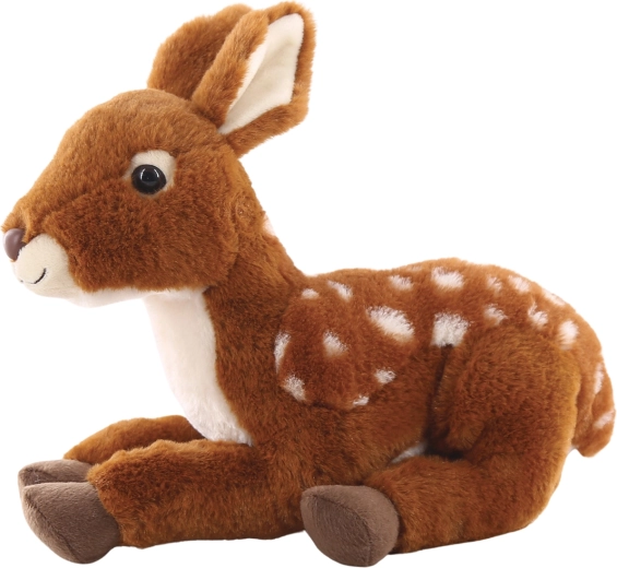 Pluchen ree, liggend 31 cm