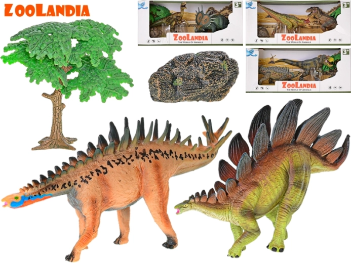 Zoolandia set dinosaurusfiguren (2 stuks)