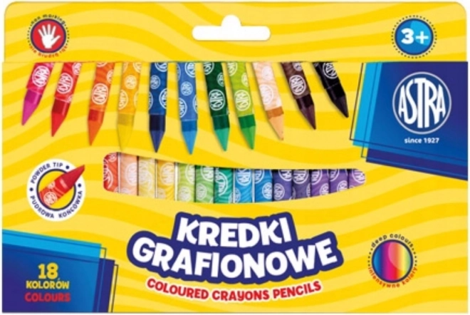 Kaolienkrijtjes ASTRA 18 stuks