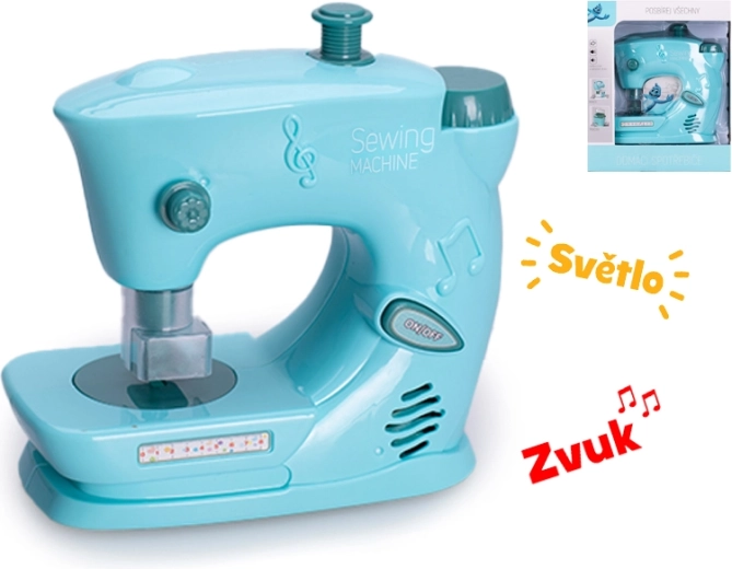 Kindernaaimachine met licht en geluid, 15 × 15 cm
