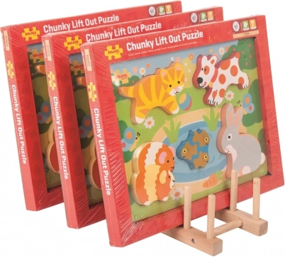 Bigjigs Toys houten puzzlestandaard
