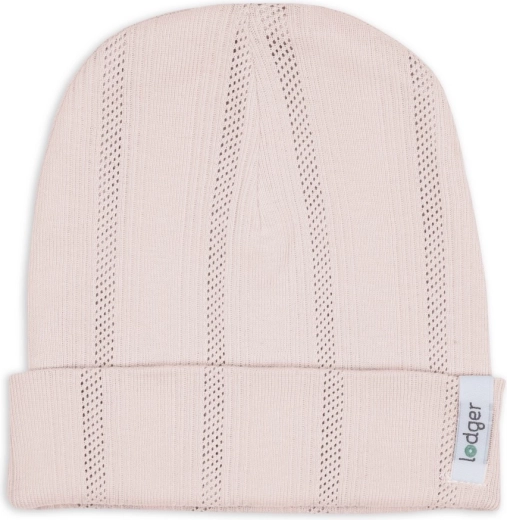 Lodger baby muts pointelle powder 0–6 maanden