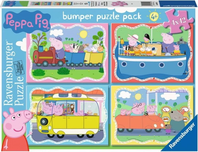 Ravensburger puzzel Peppa Pig 4×42 stukjes