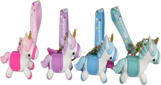 Unicorn-sleutelhanger met siliconen band
