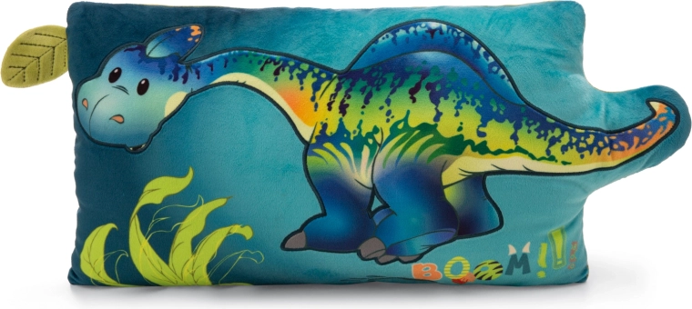 NICI kussen Dino Snackilus groen