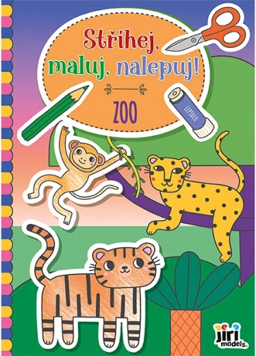 Knip, kleur, plak! Dierentuin