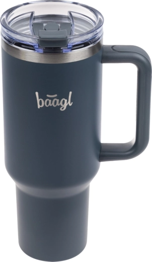 Baagl B-Cup antraciet thermobeker met rietje 1,18 l