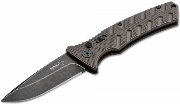 Böker Plus Strike drop point coyote automatisch mes
