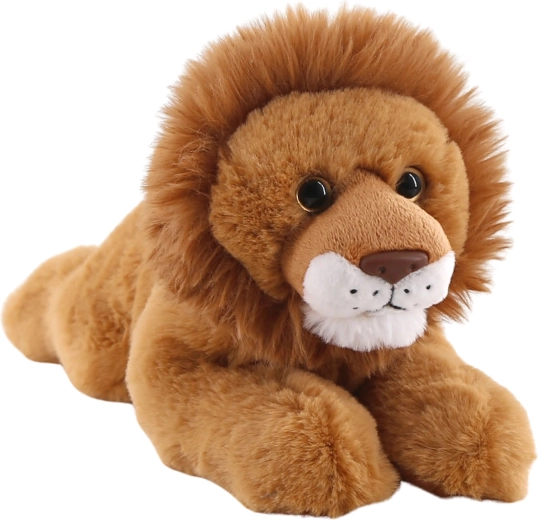 Pluche leeuw liggend 25 cm