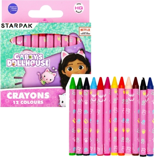 Waskrijtjes Gabby’s Dollhouse (12 stuks in de verpakking)